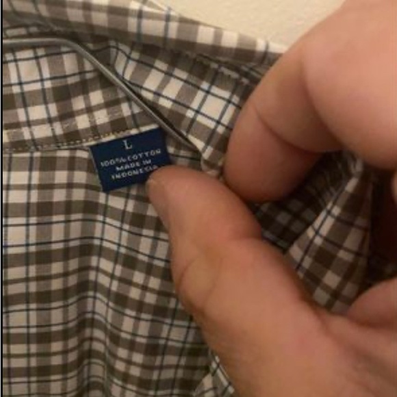 Fish Hippie Tailored Fit Large Button Down Shirt - Picture 7 of 7